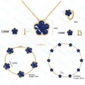 15mm Flower Pietersite Jewelry sets