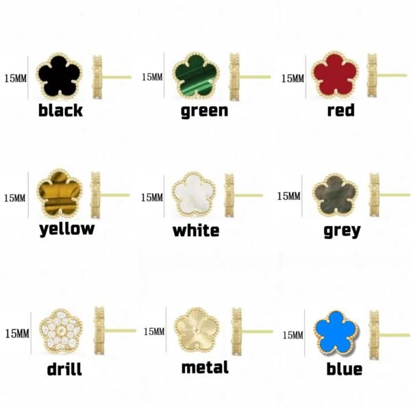 15mm Flower Stud earrings