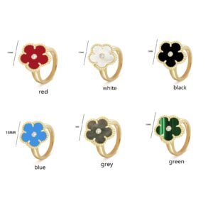15mm Flower Ring With drill